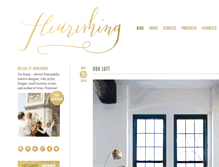 Tablet Screenshot of fleurishing.com